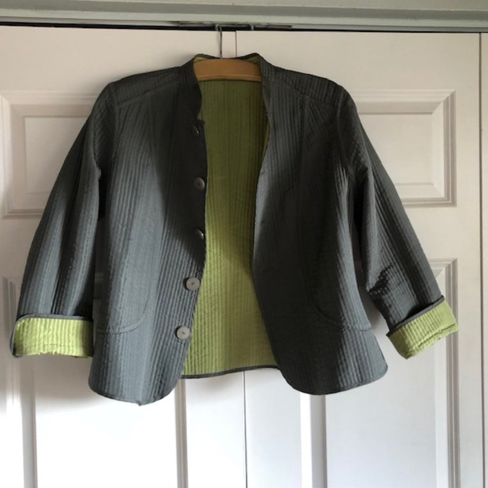 Sigrid Olsen Reversible Silk Jacket